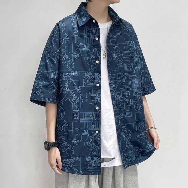 men's casual shirts summer short sleeve beach cartoon printing fashion lapel collar big size -5xl prkq, White;black
men's casual shirts summer short sleeve beach cartoon printing fashion lapel collar big size -5xl prkq, White;black