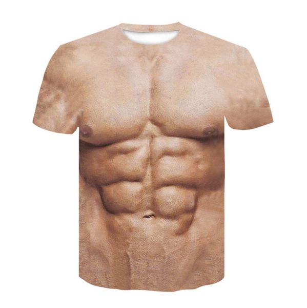 2021 summer new fashion street trend muscle men's 3d printed t-shirt 6njr, White;black
2021 summer new fashion street trend muscle men's 3d printed t-shirt 6njr, White;black