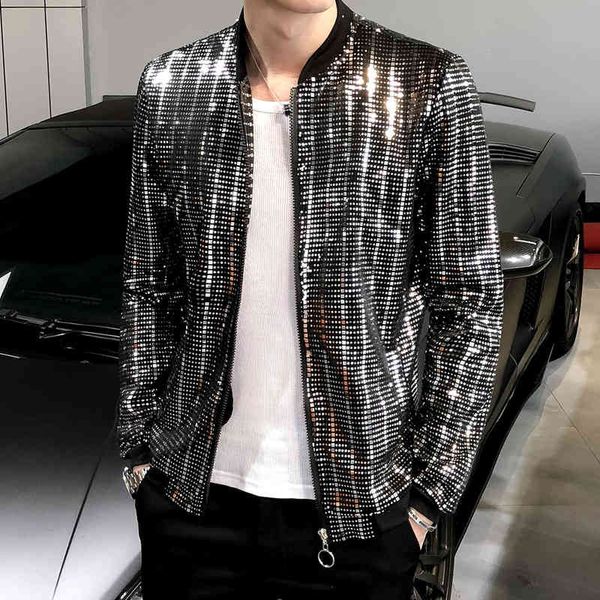 2020New Sequined Bomber et Men Shiny Sequins Long Sve Glitter Zipper Coat Hip Hop Loose Night Club Stage Streetwear Coats, Black
2020New Sequined Bomber et Men Shiny Sequins Long Sve Glitter Zipper Coat Hip Hop Loose Night Club Stage Streetwear Coats, Black