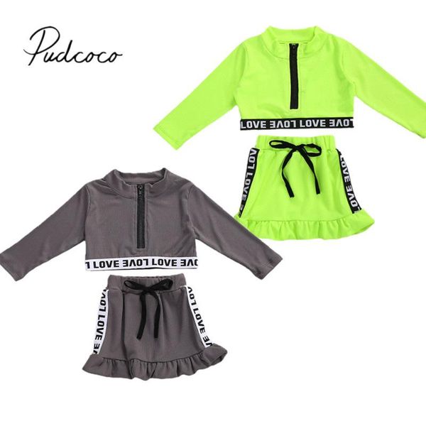 clothing sets pudcoco 6m-5t 2pcs autumn fashion baby girls clothes letter ruffles long sleeve zipper sweatshirt skirts sportswear, White
clothing sets pudcoco 6m-5t 2pcs autumn fashion baby girls clothes letter ruffles long sleeve zipper sweatshirt skirts sportswear, White