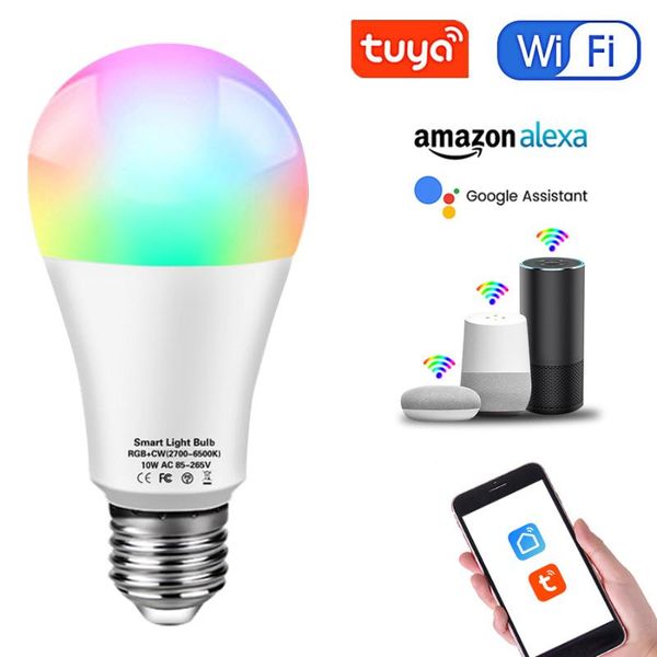 bulbs tuya smart light bulb 10w 15w 2700-6500k wifi rgb lamp e27 b22 ac 85-265v app operate work with alexa google home voice control
bulbs tuya smart light bulb 10w 15w 2700-6500k wifi rgb lamp e27 b22 ac 85-265v app operate work with alexa google home voice control