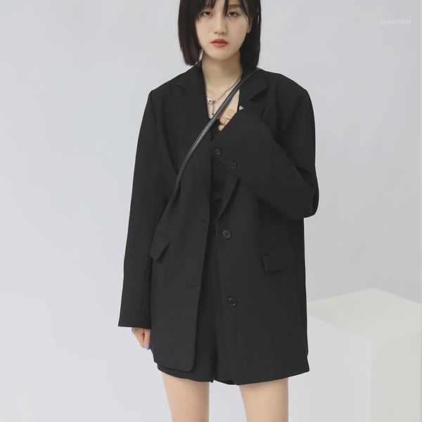 loose black women blazer 2021 korean style plus size blazers female elegant long jacket casual office for women's suits &, White;black
loose black women blazer 2021 korean style plus size blazers female elegant long jacket casual office for women's suits &, White;black