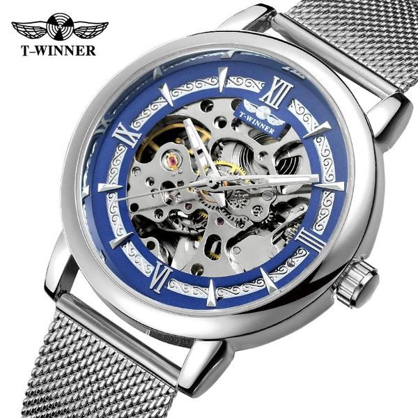 wristwatches winner men's mesh steel strap men watches simple automatic mechanical skeleton dial waterproof male, Slivery;brown
wristwatches winner men's mesh steel strap men watches simple automatic mechanical skeleton dial waterproof male, Slivery;brown