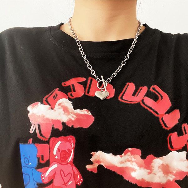 pendant necklaces european and american fashion trend personality hip hop stainless steel love necklace jewelry gift men women, Silver
pendant necklaces european and american fashion trend personality hip hop stainless steel love necklace jewelry gift men women, Silver