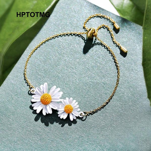 link, chain gold small paired daisy wrist bracelets women 2021 bohemian flowers jewelry bracelet femme pulseras, Black
link, chain gold small paired daisy wrist bracelets women 2021 bohemian flowers jewelry bracelet femme pulseras, Black