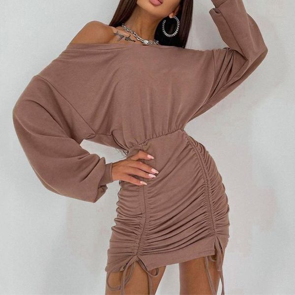 casual dresses purple 2021 green autumn winter women mini dress party lacing long sleeve fashiondresses feamle clubwear m0828, Black;gray
casual dresses purple 2021 green autumn winter women mini dress party lacing long sleeve fashiondresses feamle clubwear m0828, Black;gray