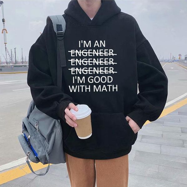 men's hoodies & sweatshirts funny slogan sweatshirt i'm an engeneer good with math hoody warm male casual fashion hip hop men, Black
men's hoodies & sweatshirts funny slogan sweatshirt i'm an engeneer good with math hoody warm male casual fashion hip hop men, Black