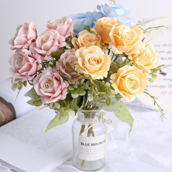 decorative flowers & wreaths 7pcs/bunch 30cm 7heads silk rose artificial flower bouquet peony tea autumn fake for home wedding decoration di
decorative flowers & wreaths 7pcs/bunch 30cm 7heads silk rose artificial flower bouquet peony tea autumn fake for home wedding decoration di