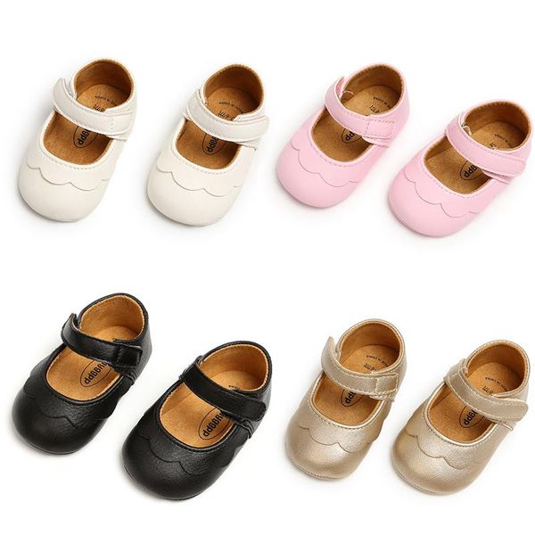 infant born baby girl cute crib shoes laciness pu leather white/black/pink/gold soft non-slip footwear sweet first walkers
infant born baby girl cute crib shoes laciness pu leather white/black/pink/gold soft non-slip footwear sweet first walkers