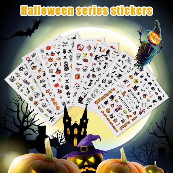 stickers & decals halloween nail art horror cartton pattern nails manicure zg88, Black
stickers & decals halloween nail art horror cartton pattern nails manicure zg88, Black