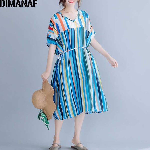 plus size women dress chiffon beach style batwing summer sundress big female lady vestidos loose striped 6xl 210531, Black;gray
plus size women dress chiffon beach style batwing summer sundress big female lady vestidos loose striped 6xl 210531, Black;gray