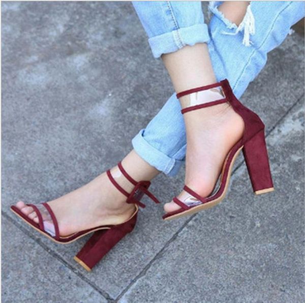 sandals fashion ankle strap women casual open toe summer high heel shoes buckle ladies office work sandalias, Black
sandals fashion ankle strap women casual open toe summer high heel shoes buckle ladies office work sandalias, Black
