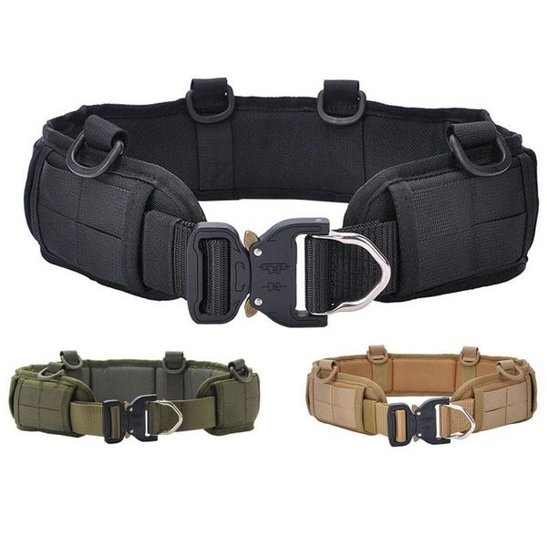 waist support tactical hunting molle battle belt military combat padded army paintball magazine bag carrier, Black;gray
waist support tactical hunting molle battle belt military combat padded army paintball magazine bag carrier, Black;gray