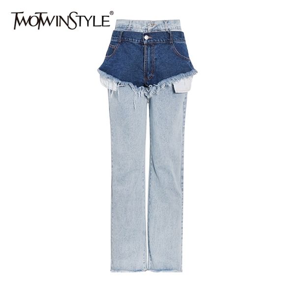 streetwear patchwork tassel jeans for women high waist wide leg straight denim pants female fashion clothing 210521, Blue
streetwear patchwork tassel jeans for women high waist wide leg straight denim pants female fashion clothing 210521, Blue