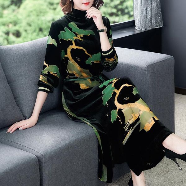 casual dresses autumn dress women long waist belt velvet retro vintage black long-sleeved leisure clothes party lady outfit fleece, Black;gray
casual dresses autumn dress women long waist belt velvet retro vintage black long-sleeved leisure clothes party lady outfit fleece, Black;gray