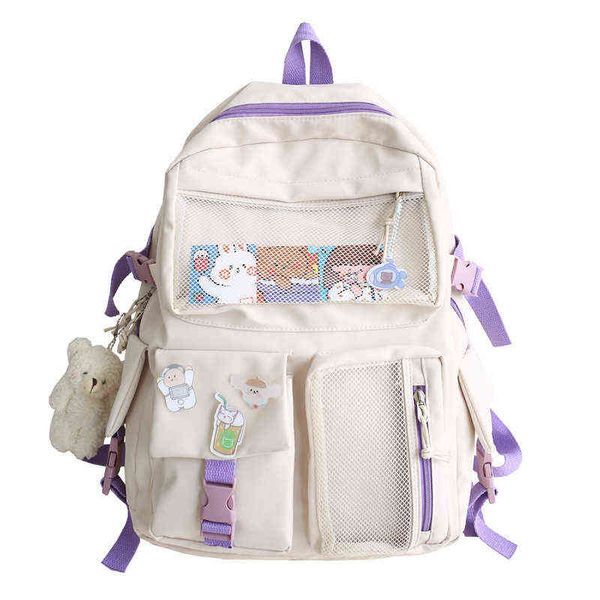 backpack style bagjoypessie kawaii nylon women fashion waterproof for teen girl school bag cute student bookbag travel mochila 220723
backpack style bagjoypessie kawaii nylon women fashion waterproof for teen girl school bag cute student bookbag travel mochila 220723
