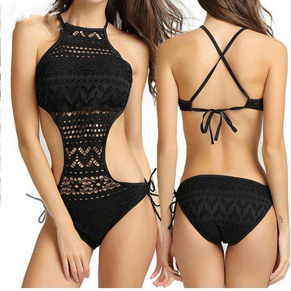 women one-piece hollow out lace swimsuit ladies floral monokini swimwear push-up bikini bathing suit bodysuit clothes suits
women one-piece hollow out lace swimsuit ladies floral monokini swimwear push-up bikini bathing suit bodysuit clothes suits