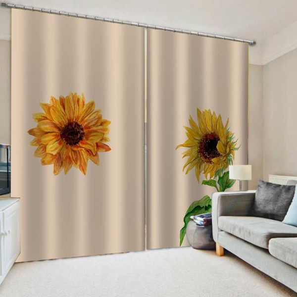 curtain & drapes beautiful po fashion customized 3d curtains beige sunflower decoration
curtain & drapes beautiful po fashion customized 3d curtains beige sunflower decoration