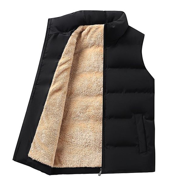 men's vests legible 2021 sleeveless jacket stand collar vest man casual solid warm waistcoat men, Black;white
men's vests legible 2021 sleeveless jacket stand collar vest man casual solid warm waistcoat men, Black;white
