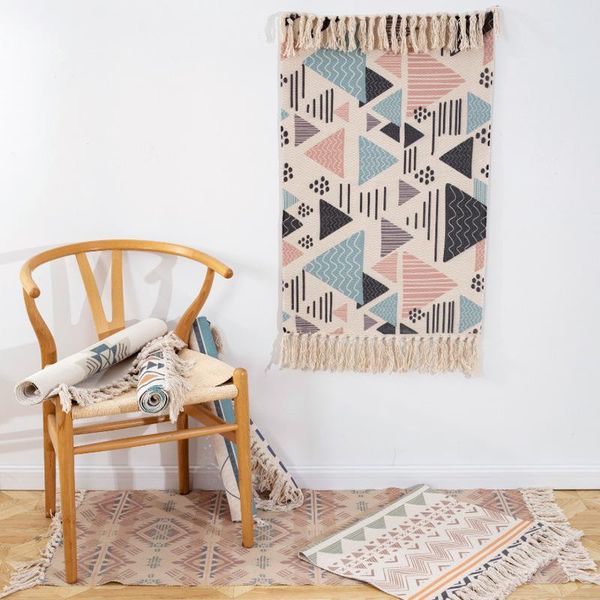 carpets retro bohemian hand woven cotton linen carpet rug bedside geometric decor room bedroom floor mat living home
carpets retro bohemian hand woven cotton linen carpet rug bedside geometric decor room bedroom floor mat living home