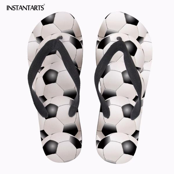 slippers instantarts youth girl casual beach flats shoes women ball non-slip flip flops 3d soccerly pattern home rubber, Black
slippers instantarts youth girl casual beach flats shoes women ball non-slip flip flops 3d soccerly pattern home rubber, Black