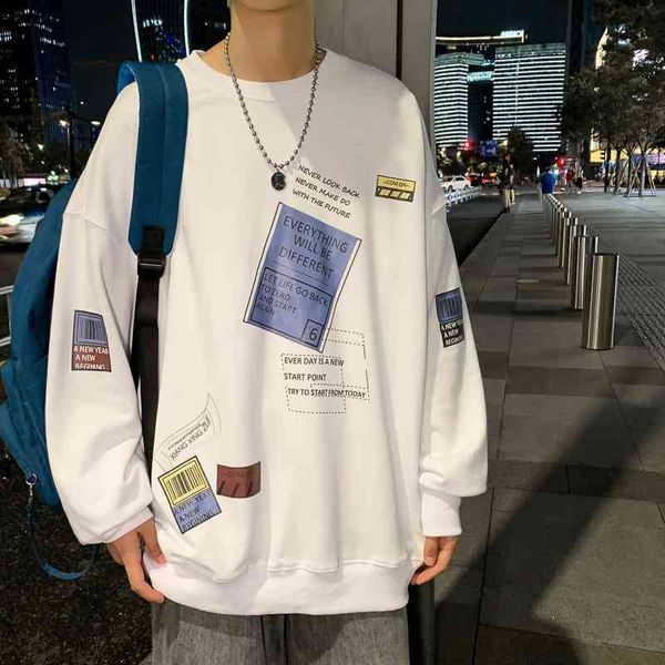round collar sweater men's autumn coat korean fashion handsome student casual wear no hat printed baseball suit, Black
round collar sweater men's autumn coat korean fashion handsome student casual wear no hat printed baseball suit, Black