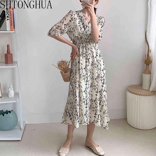 party dresses summer new women long elegant print v-neck half sleeve high waist midi black rice white loose chiffon nlmy, White;black
party dresses summer new women long elegant print v-neck half sleeve high waist midi black rice white loose chiffon nlmy, White;black