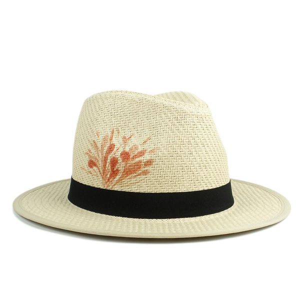 stingy brim hats women panama hat summer straw beach sun fashion 100% hand painted flower lady queen homburg jazz drop, Blue;gray
stingy brim hats women panama hat summer straw beach sun fashion 100% hand painted flower lady queen homburg jazz drop, Blue;gray