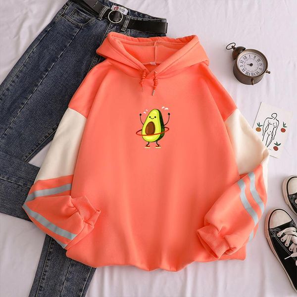 women's hoodies & sweatshirts fashion fleece badminton avocado print pullover thick loose women harajuku contrast color sweatshirt fema, Black
women's hoodies & sweatshirts fashion fleece badminton avocado print pullover thick loose women harajuku contrast color sweatshirt fema, Black