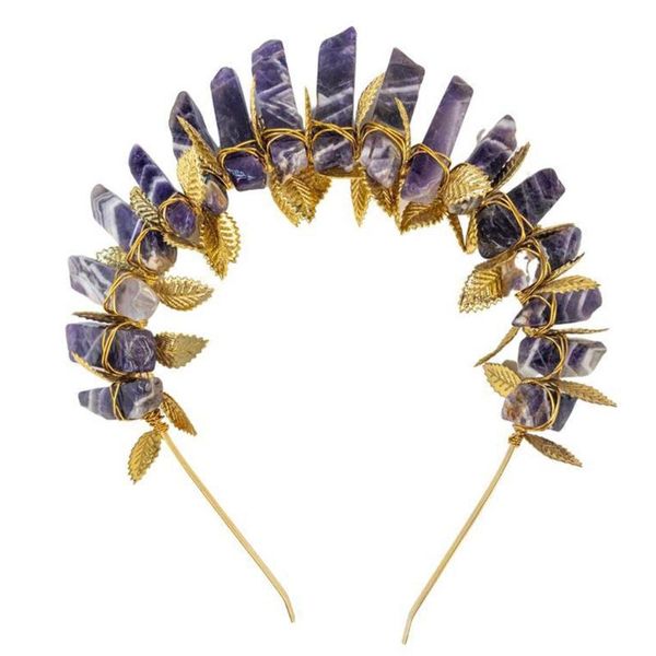 hair accessories metal leaf goddess tiara crown headband raw crystal quartz jewelry halo hairband
hair accessories metal leaf goddess tiara crown headband raw crystal quartz jewelry halo hairband