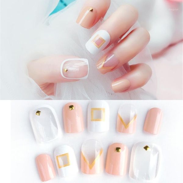 24pcs classical simple design natural french wedding bride party ladies fake nail square false nails easy wear with glue1, Red;gold
24pcs classical simple design natural french wedding bride party ladies fake nail square false nails easy wear with glue1, Red;gold