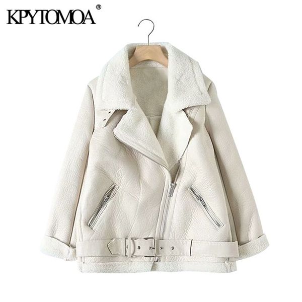 women fashion thick warm winter fur faux leather oversized jacket coat vintage long sleeve female outerwear chic 210421, Black;brown
women fashion thick warm winter fur faux leather oversized jacket coat vintage long sleeve female outerwear chic 210421, Black;brown