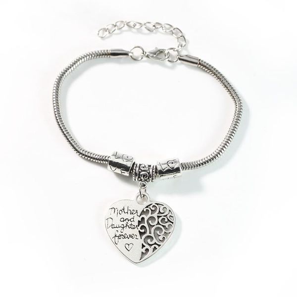 charm bracelets l10 love heart-shaped accessories metal bracelet with engraved english letters mother and daughter series clavicle, Golden;silver
charm bracelets l10 love heart-shaped accessories metal bracelet with engraved english letters mother and daughter series clavicle, Golden;silver