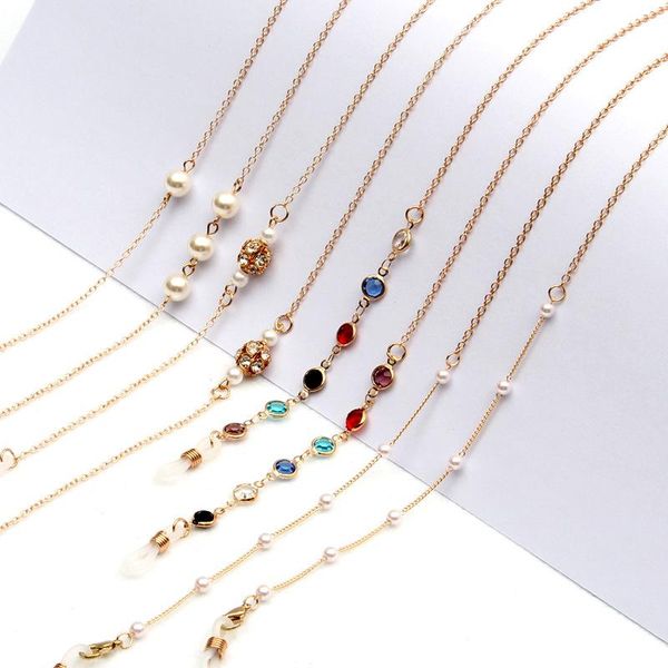 sunglasses frames fashion pearl mask chains glasses chain for women retro metal lanyards eyewear cord holder neck strap drop, Silver
sunglasses frames fashion pearl mask chains glasses chain for women retro metal lanyards eyewear cord holder neck strap drop, Silver