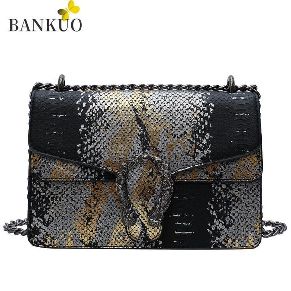 womens bag pu vintage snake print shoulder fashion chain handbags for women female bags c369
womens bag pu vintage snake print shoulder fashion chain handbags for women female bags c369