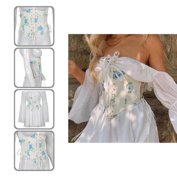 bustiers & corsets comfy stylish adjustable floral print body shaper belt clothing girdle high waist for cocktails party, Black;white
bustiers & corsets comfy stylish adjustable floral print body shaper belt clothing girdle high waist for cocktails party, Black;white