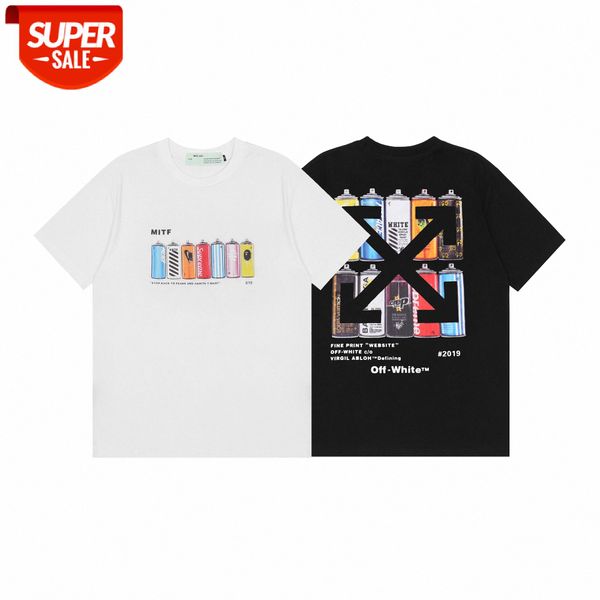 white arrow cordon paint spray bottle printing short-sleeved round neck cotton t-shirt for men and women #lt5a, White;black
white arrow cordon paint spray bottle printing short-sleeved round neck cotton t-shirt for men and women #lt5a, White;black