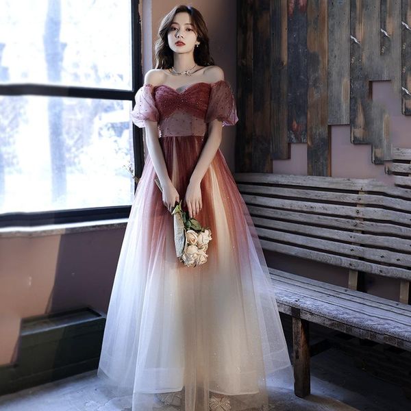 women fairy long a-line tulle evening dress luxury burgundy sequins beading prom formal gowns for vestido ethnic clothing, Red
women fairy long a-line tulle evening dress luxury burgundy sequins beading prom formal gowns for vestido ethnic clothing, Red