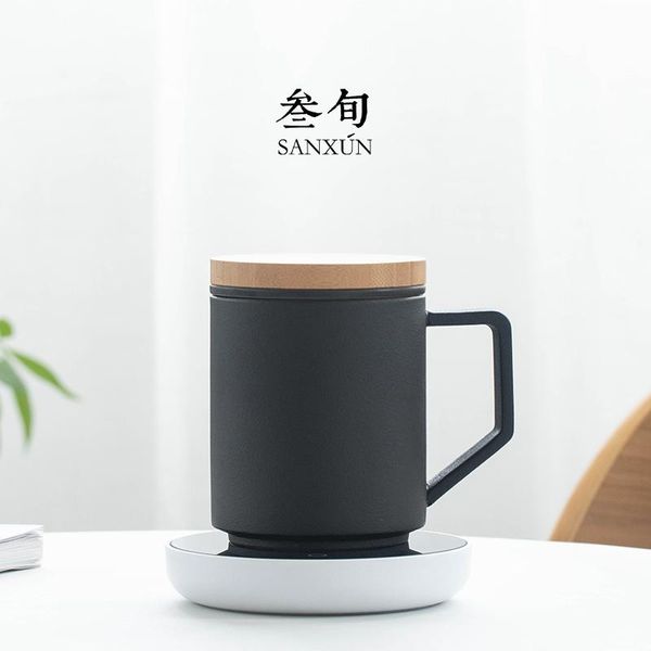 mugs three ten-day ceramic thermostatic cup mat with cover heat insulation base filtration separation office tea
mugs three ten-day ceramic thermostatic cup mat with cover heat insulation base filtration separation office tea