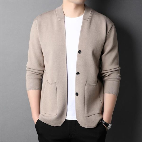 men's sweaters 2021 autumn fashion casual wool cardigan slim fit knitted sweater coat male brand clothes, White;black
men's sweaters 2021 autumn fashion casual wool cardigan slim fit knitted sweater coat male brand clothes, White;black