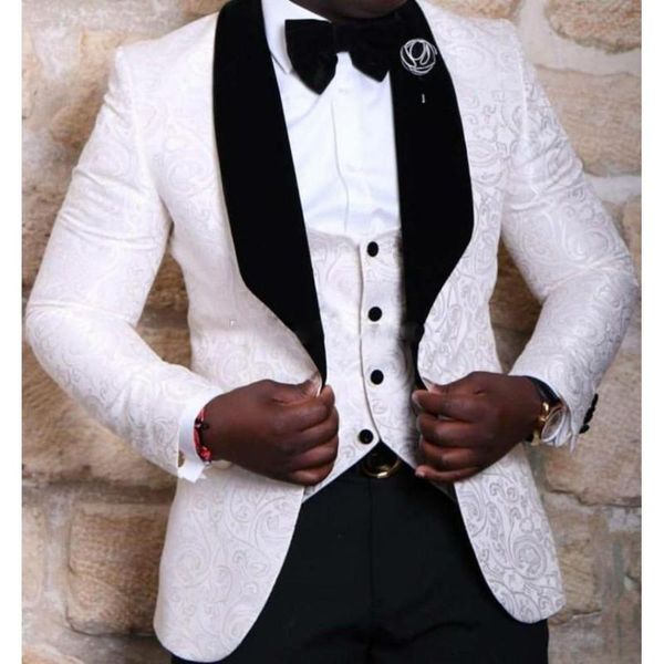 men's suits & blazers arrivals one button white groom tuxedos shawl lapel groomsmen man mens wedding (jacket+pants+vest+tie), White;black
men's suits & blazers arrivals one button white groom tuxedos shawl lapel groomsmen man mens wedding (jacket+pants+vest+tie), White;black