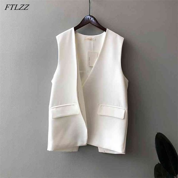 women spring arrival solid casual vest office lady simplicity sleeveless v-neck back split suit jacket 210430, Black;white
women spring arrival solid casual vest office lady simplicity sleeveless v-neck back split suit jacket 210430, Black;white