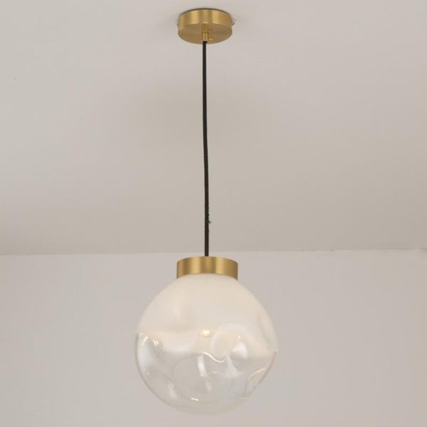 pendant lamps nordic gradient white glass ball single head lamp simple bump design brass decorative led lighting bedside hanging
pendant lamps nordic gradient white glass ball single head lamp simple bump design brass decorative led lighting bedside hanging