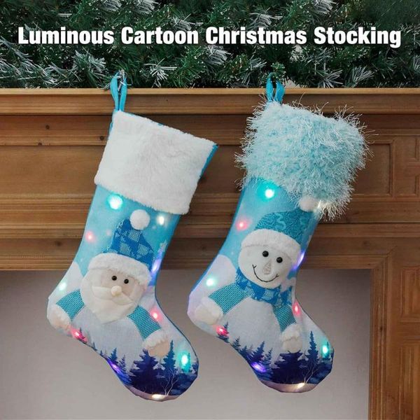 christmas decorations glowing cartoon stocking cute santa claus snowman sock candy gift storage bag tree pendant home
christmas decorations glowing cartoon stocking cute santa claus snowman sock candy gift storage bag tree pendant home