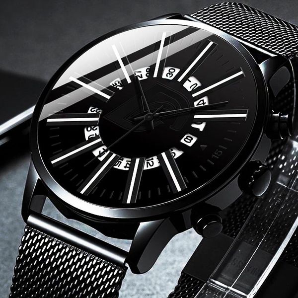 wristwatches watches mens 2021 luxury fashion men stainless steel mesh band quartz watch man business casual calendar date clock reloj hombr, Slivery;brown
wristwatches watches mens 2021 luxury fashion men stainless steel mesh band quartz watch man business casual calendar date clock reloj hombr, Slivery;brown