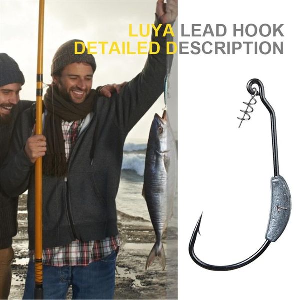 fishhooks weighted swimming hook clamp head with twist lock soft plastic worm fishing 5g 7g 6pcs/pack hooks
fishhooks weighted swimming hook clamp head with twist lock soft plastic worm fishing 5g 7g 6pcs/pack hooks