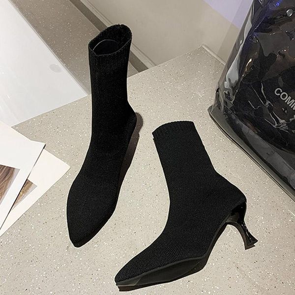 boots women stretch thin heels slip on ladies shoes autumn winter pointed toe black female footwear elegant fashion 2021
boots women stretch thin heels slip on ladies shoes autumn winter pointed toe black female footwear elegant fashion 2021