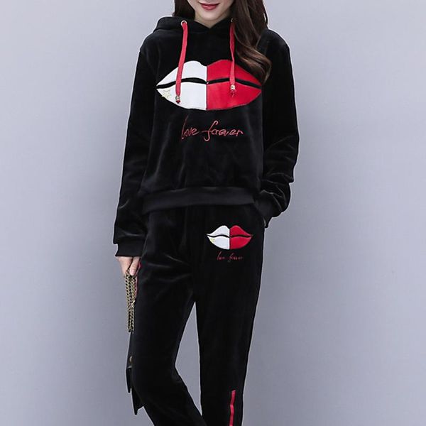 women's two piece pants yiciya lips black velvet 2 set women tracksuits plus size 4xl 5xl outfits sportswear fitness co-ord winter clot, White
women's two piece pants yiciya lips black velvet 2 set women tracksuits plus size 4xl 5xl outfits sportswear fitness co-ord winter clot, White