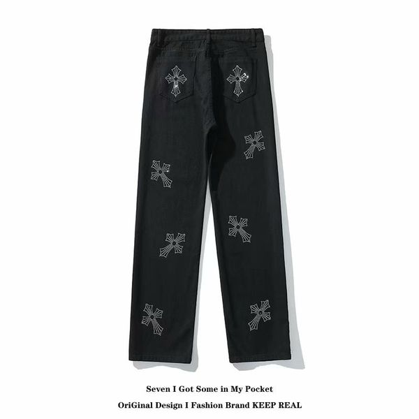 crosin high street trend drill cross hiphop fried street jeans men's and women's trendy brand wash straight pants brand lbnu u4a3, White;black
crosin high street trend drill cross hiphop fried street jeans men's and women's trendy brand wash straight pants brand lbnu u4a3, White;black