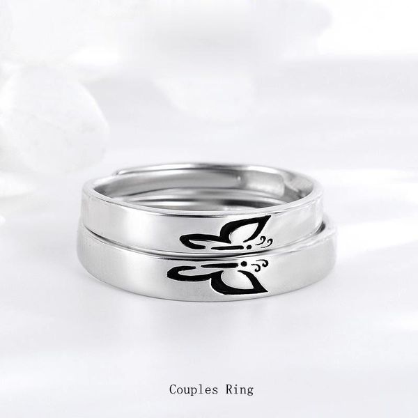 cluster rings pianpian butterfly couple ring s925 sterling silver adjustable valentine's day gift jewelry, Golden;silver
cluster rings pianpian butterfly couple ring s925 sterling silver adjustable valentine's day gift jewelry, Golden;silver